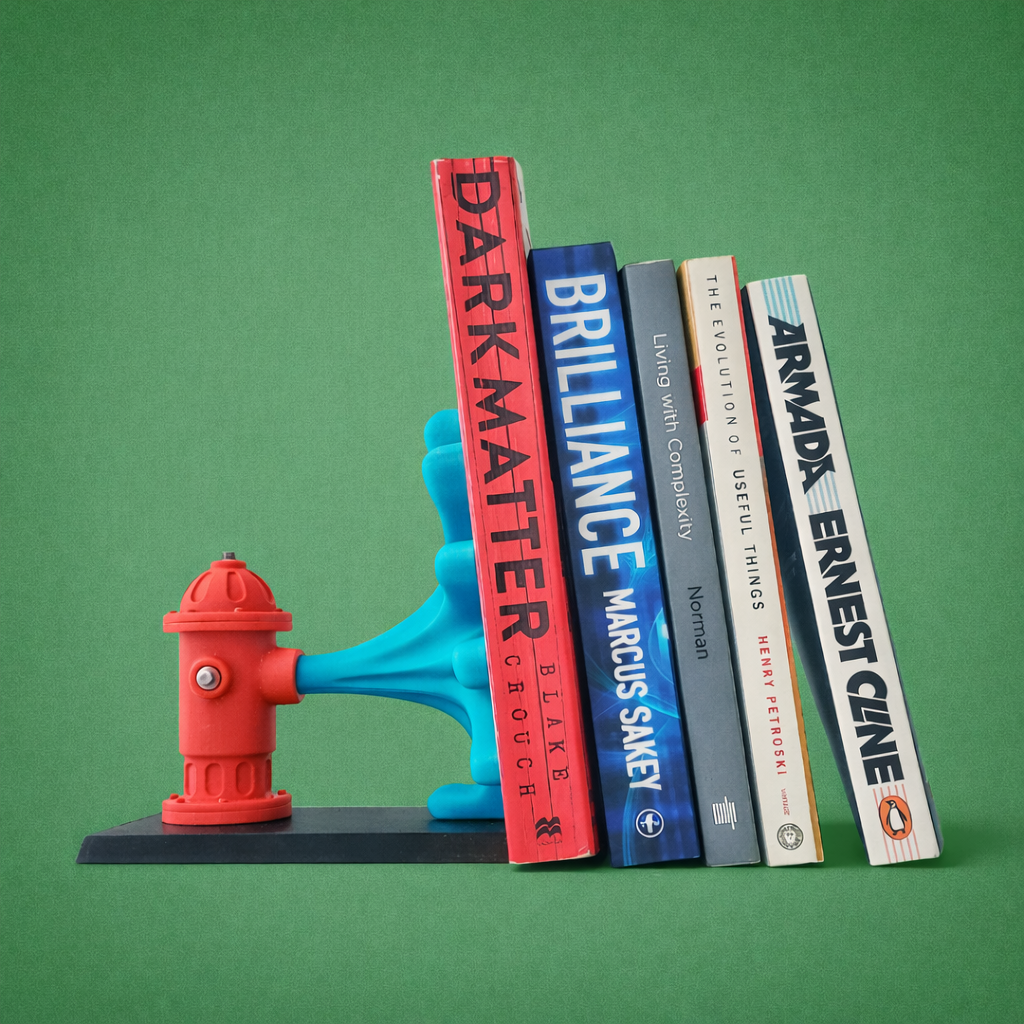 Fire Hydrant Book Holder