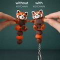 Red Fox Magnetic Keychain