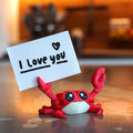 Crab Note Holder Fridge Magnet - 3 Pieces