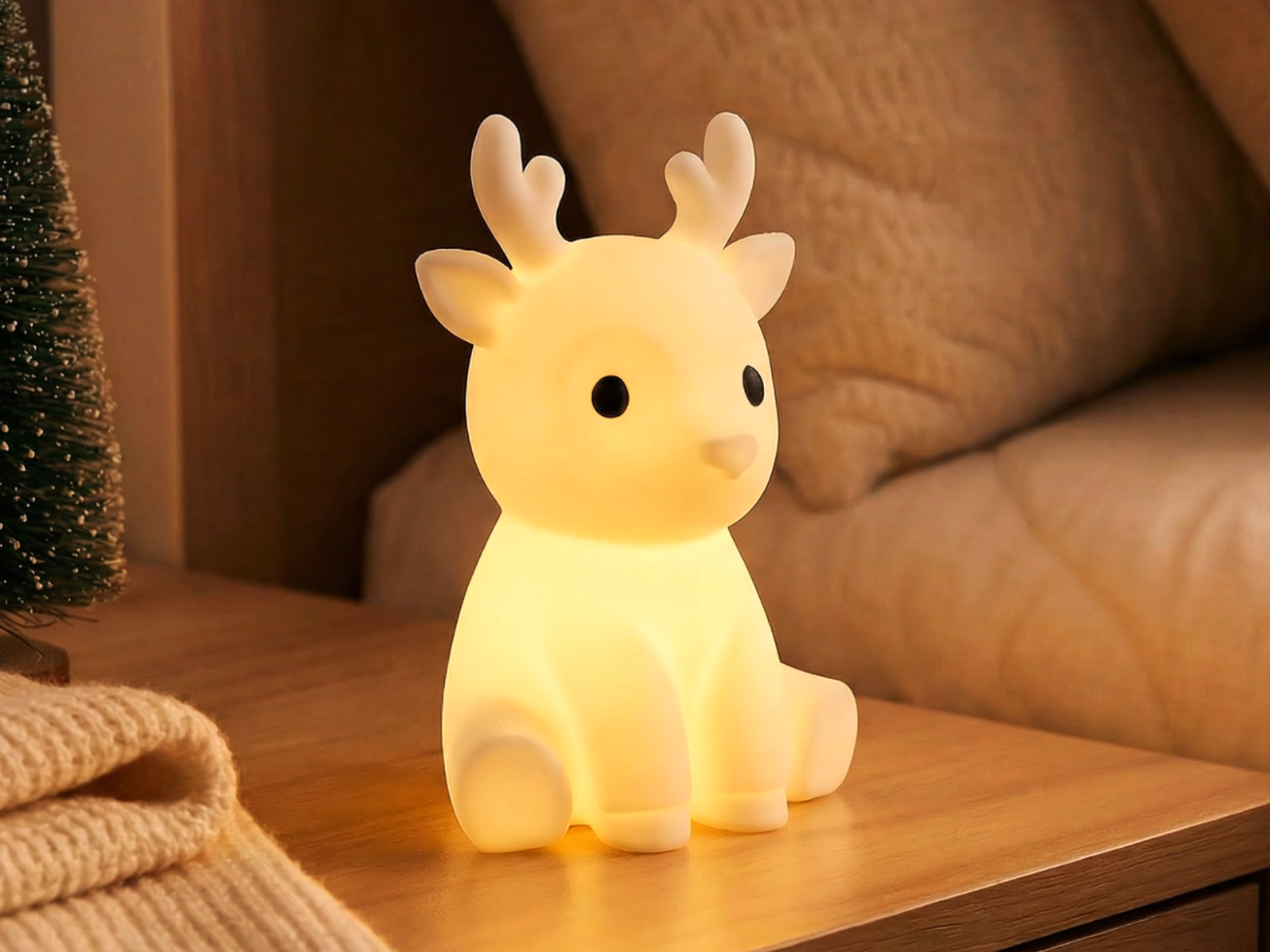 Cute Reindeer Tealight Lamp