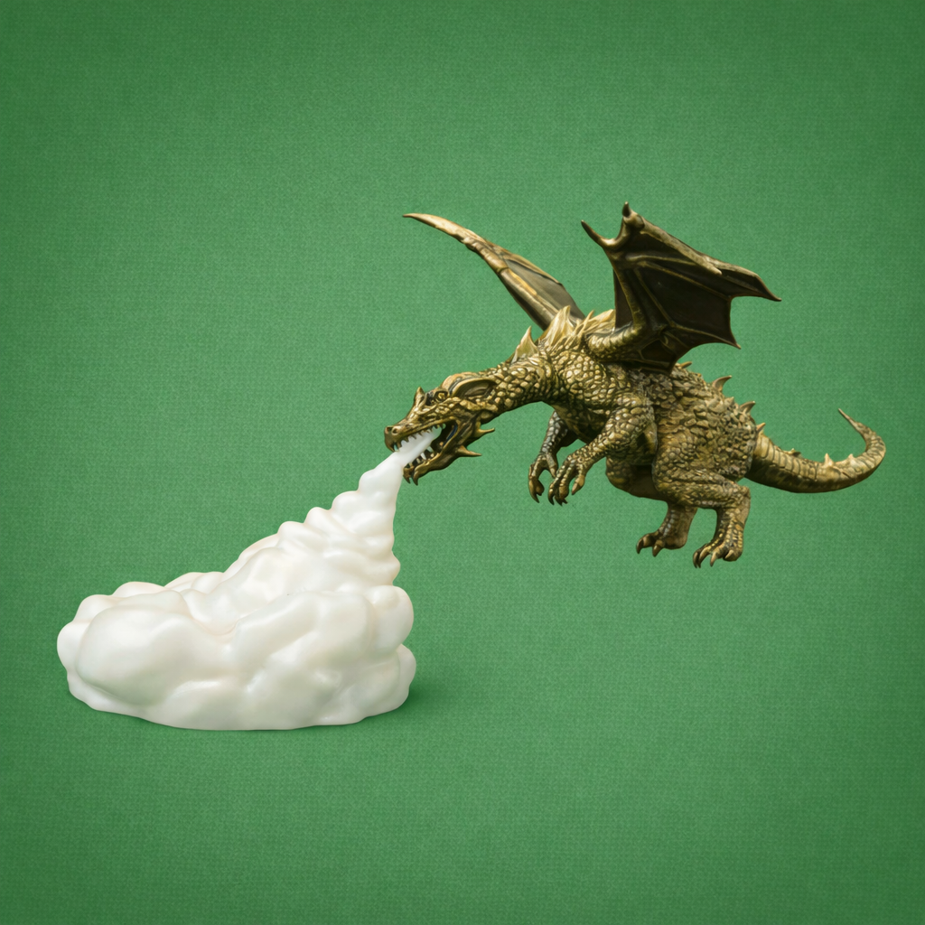 Flame Breathe Dragon LampV2