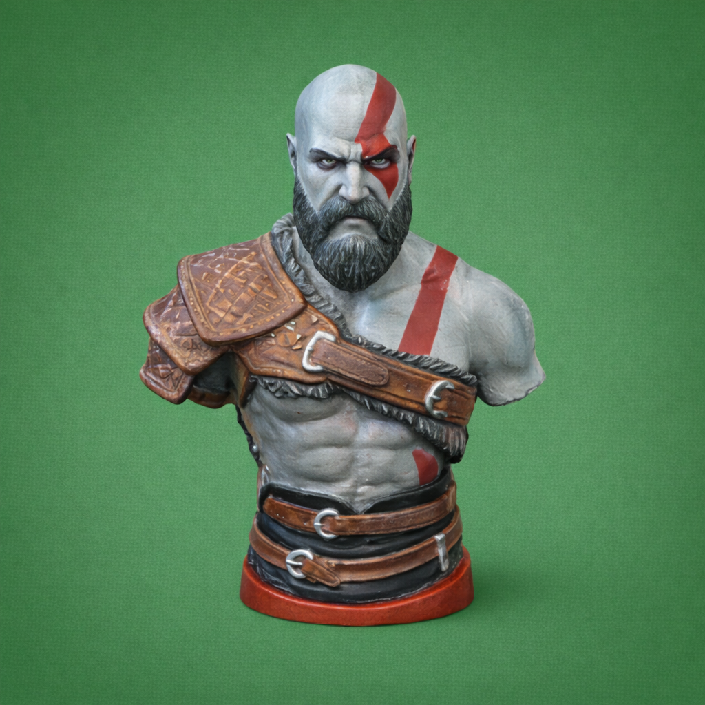 Kratos Bust-God Of War