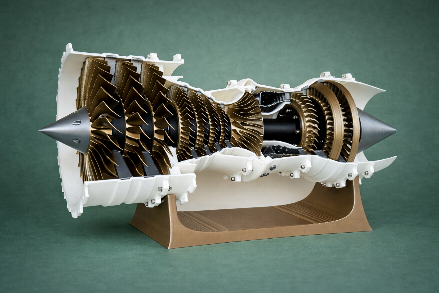 Low Bypass TurboFan Jet Engine