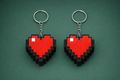 Heart Clicker Keychain